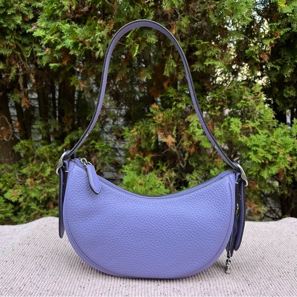Coach Luna Shoulder Bag in colour Light Violet - Picture 2 of 8